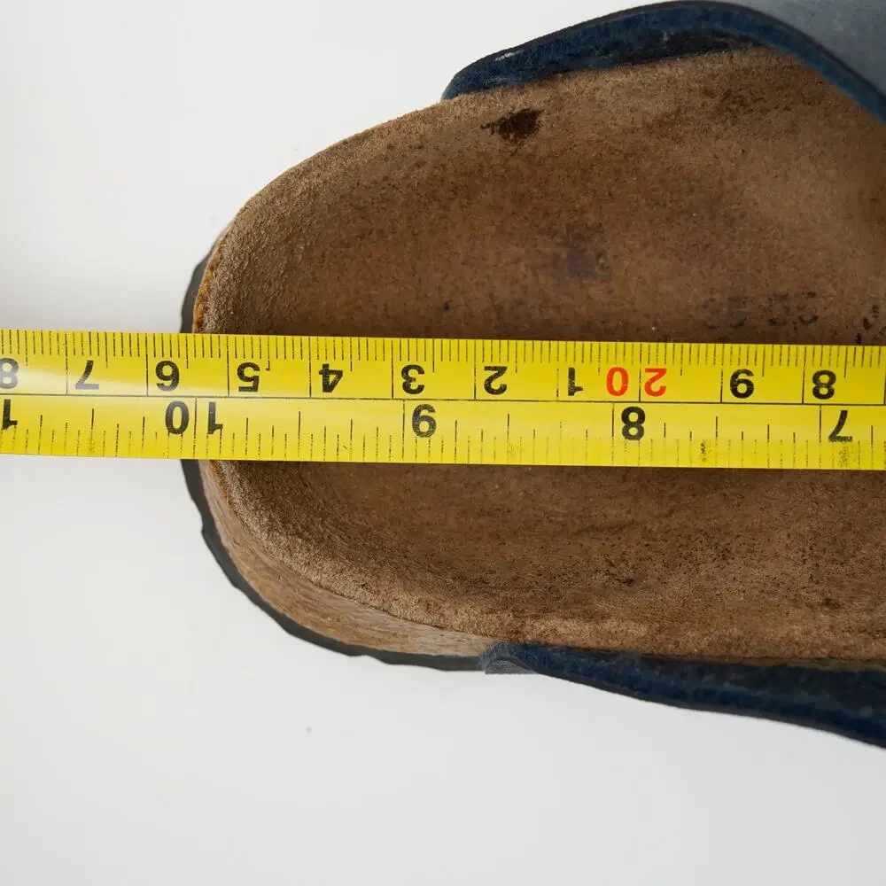 Betula Birkenstock Sandals Grayish-Blue Birko-Flor size W8/M6 Men’s Women’s